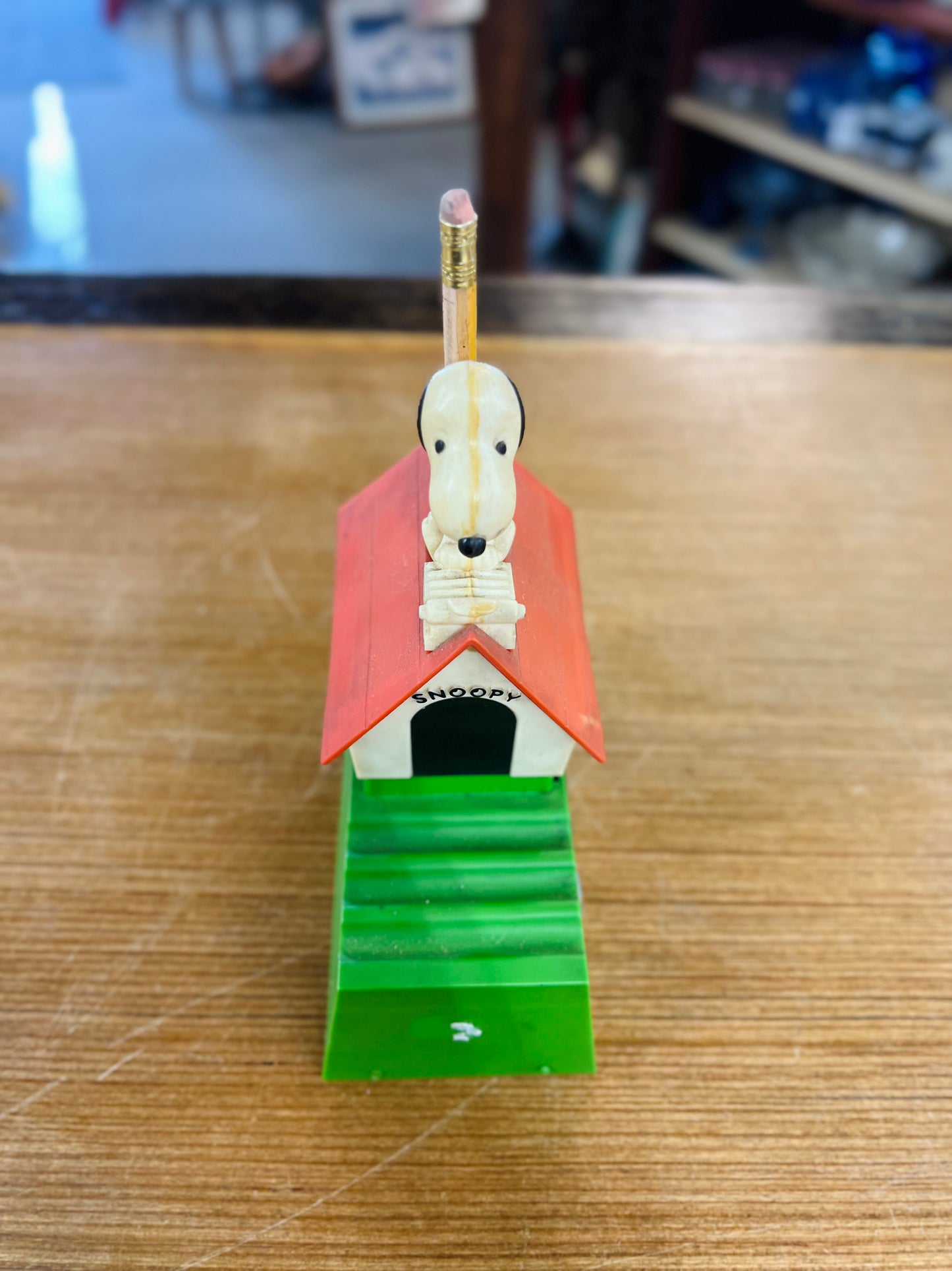 Vintage Snoopy Pencil Sharpener 1960s-1970s