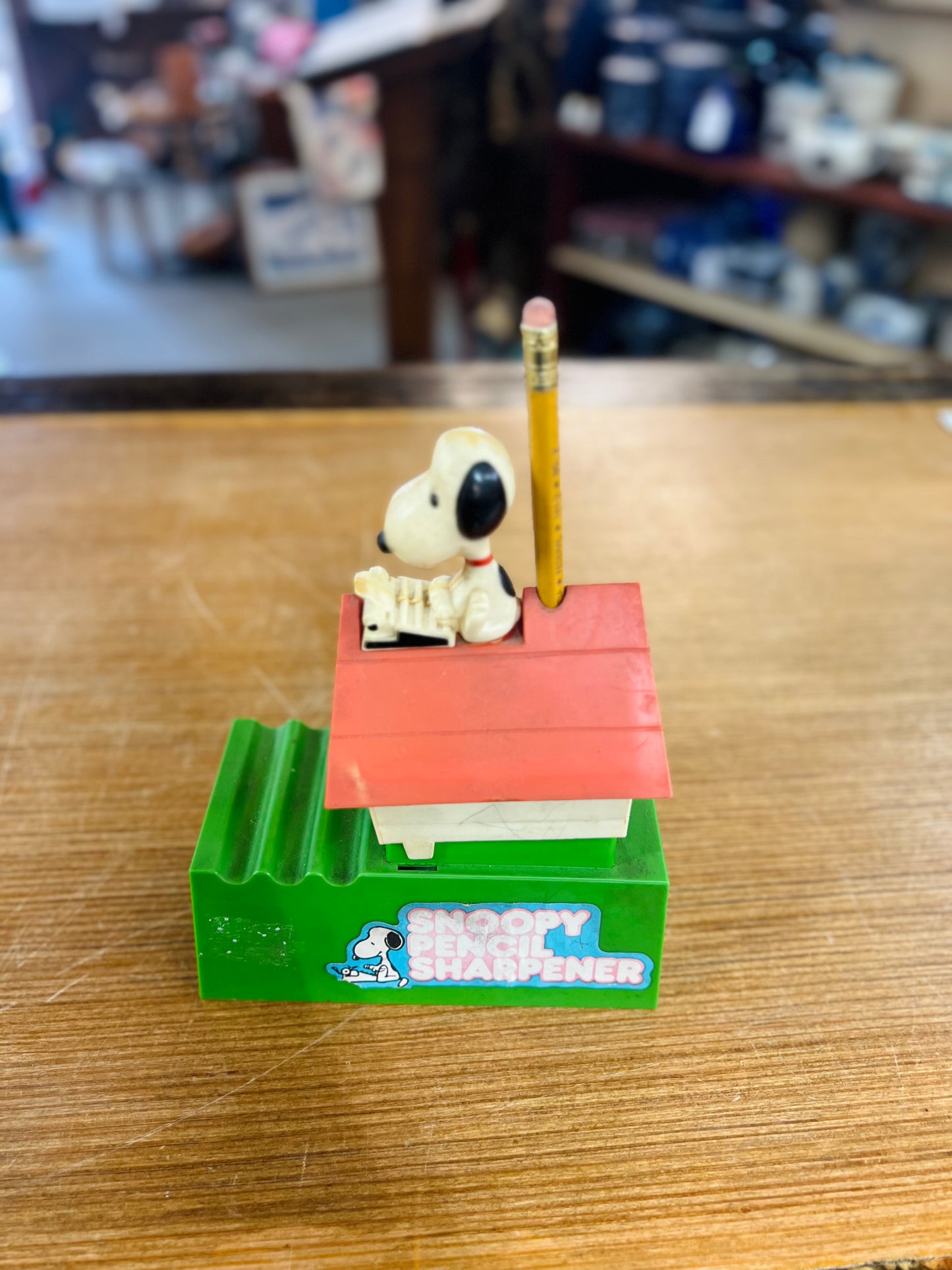 Vintage Snoopy Pencil Sharpener 1960s-1970s