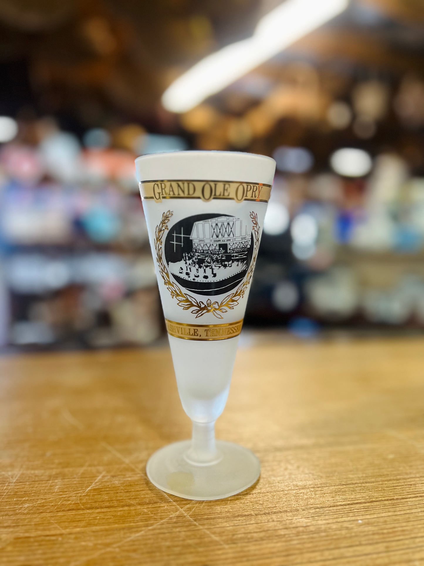 Vintage The Grand Ole Opry Glass Cup