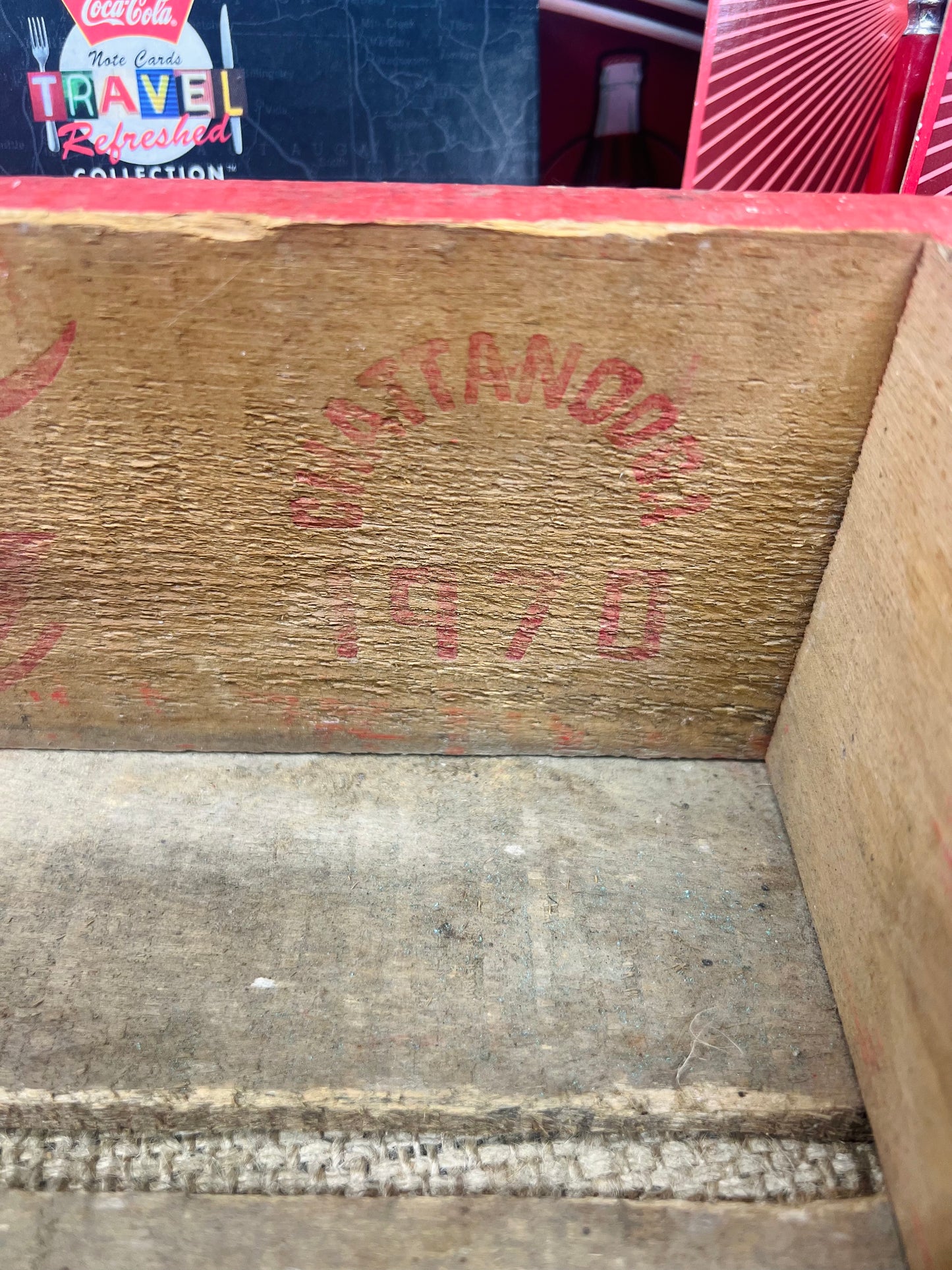 Vintage 1970 Chattanooga Coca Cola Crate