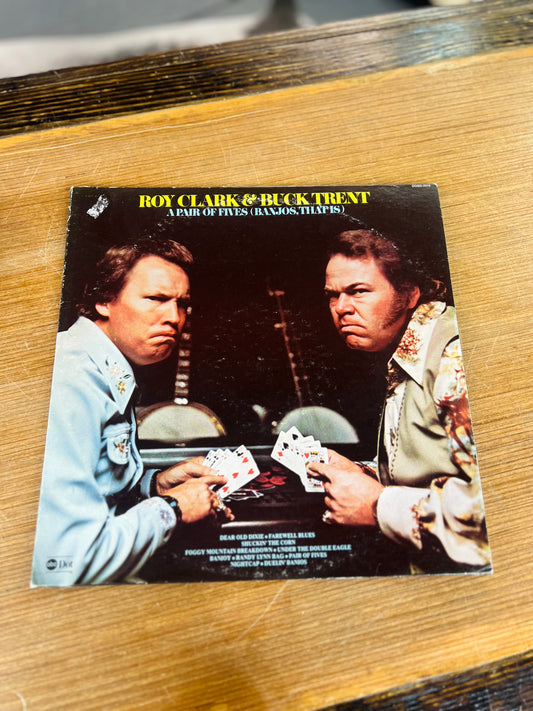 Vintage Roy Clark & Buck Trent A Pair of Fives (Banjos, That is) Record