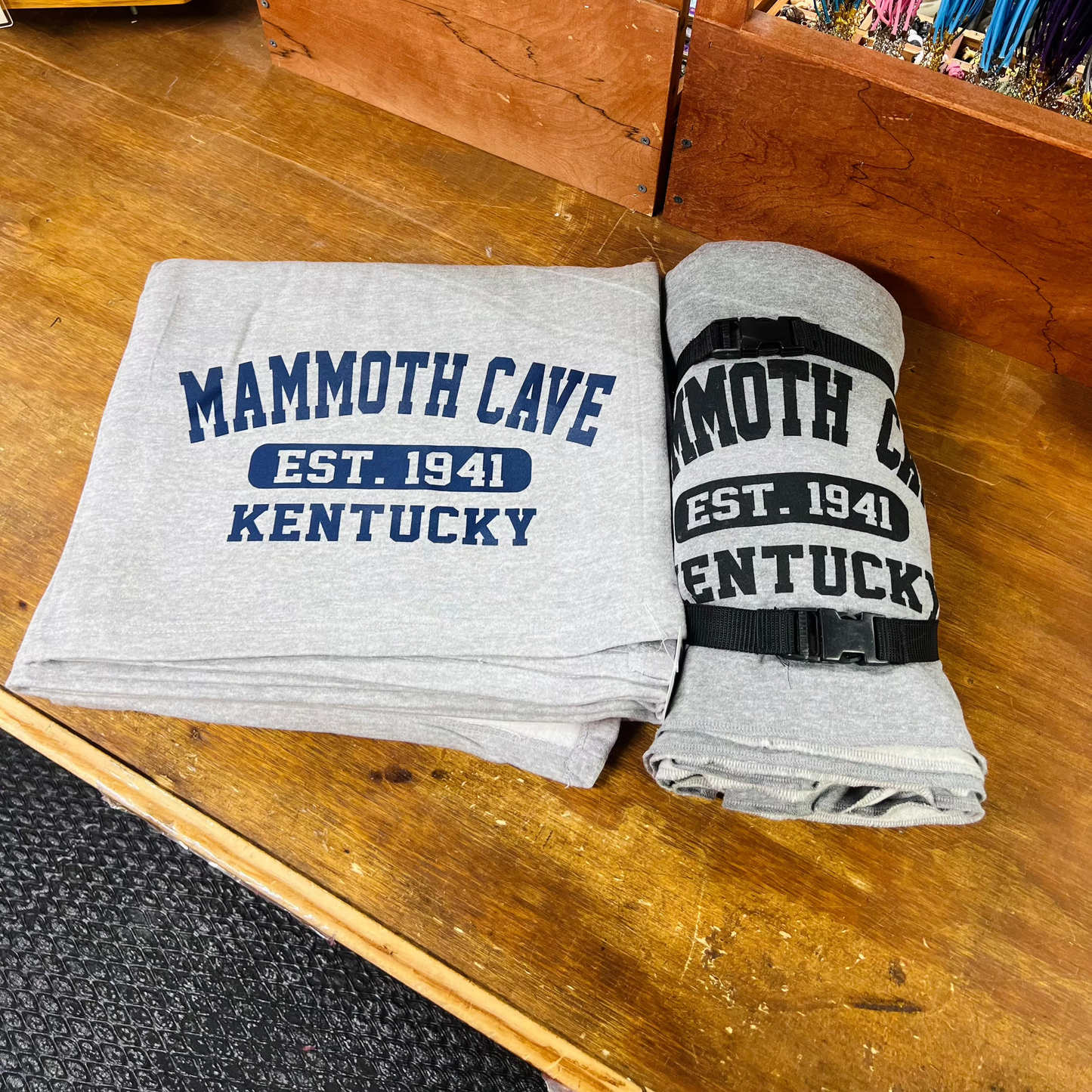 Mammoth Cave Kentucky Est. 1941 Blanket