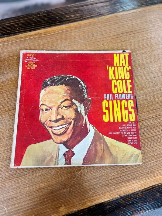 Vintage Nat "King" Cole Phil Flowers SINGS Record