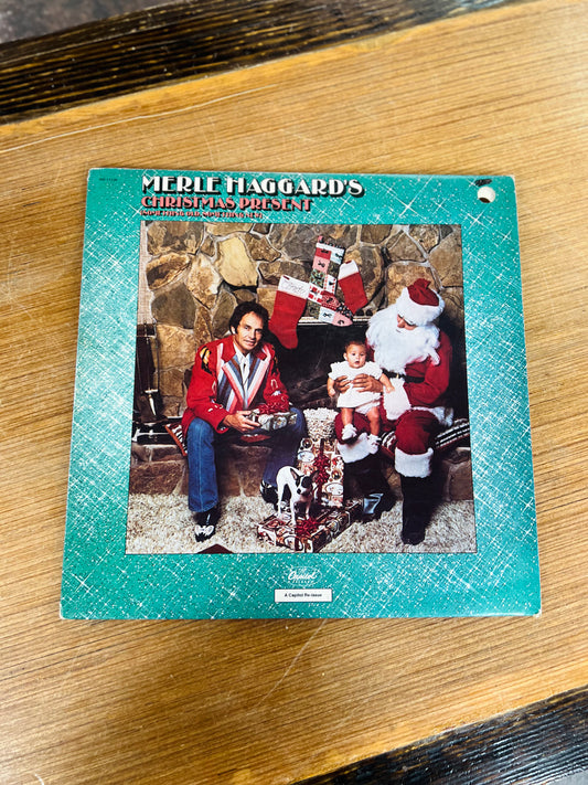 Vintage Merle Haggard's Christmas Present Record
