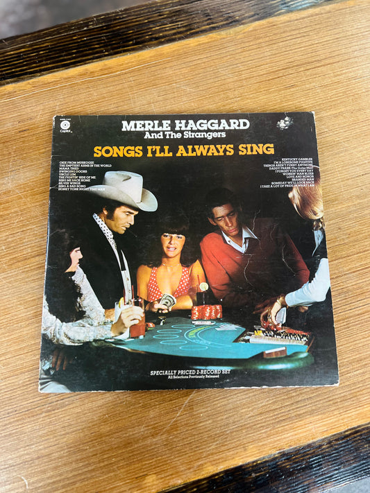 Vintage Merle Haggard and The Strangers Songs I'll Always Sing Record