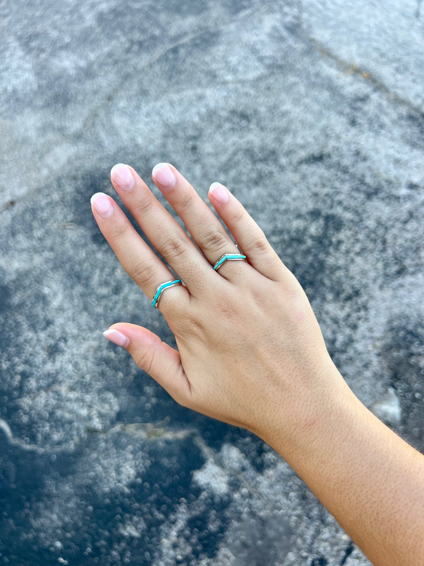 Kingman Turquoise Inlay Ring