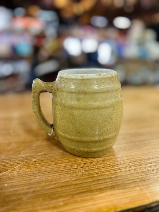 Vintage 1920's-1930's Stoneware Barrel Mug UHL Pottery Co