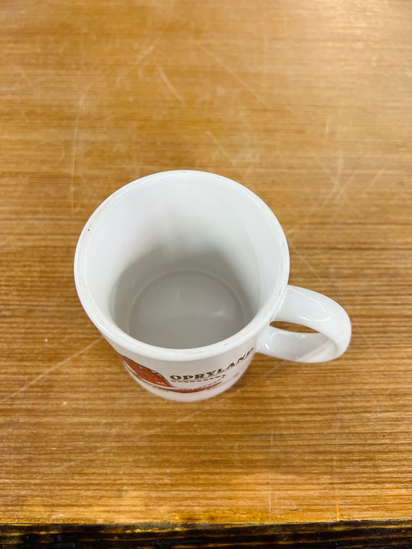 Vintage Opryland Red Cowboy Boots Ceramic Mug