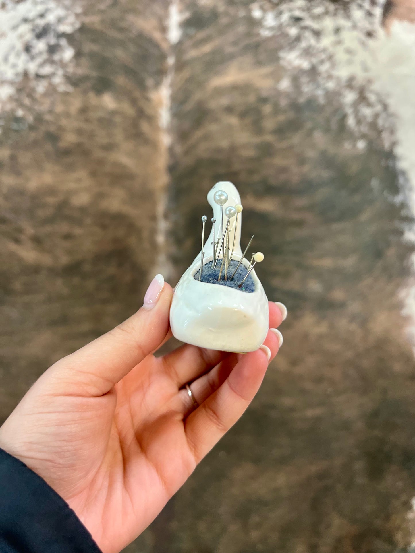 Vintage Goose Pin Cushion