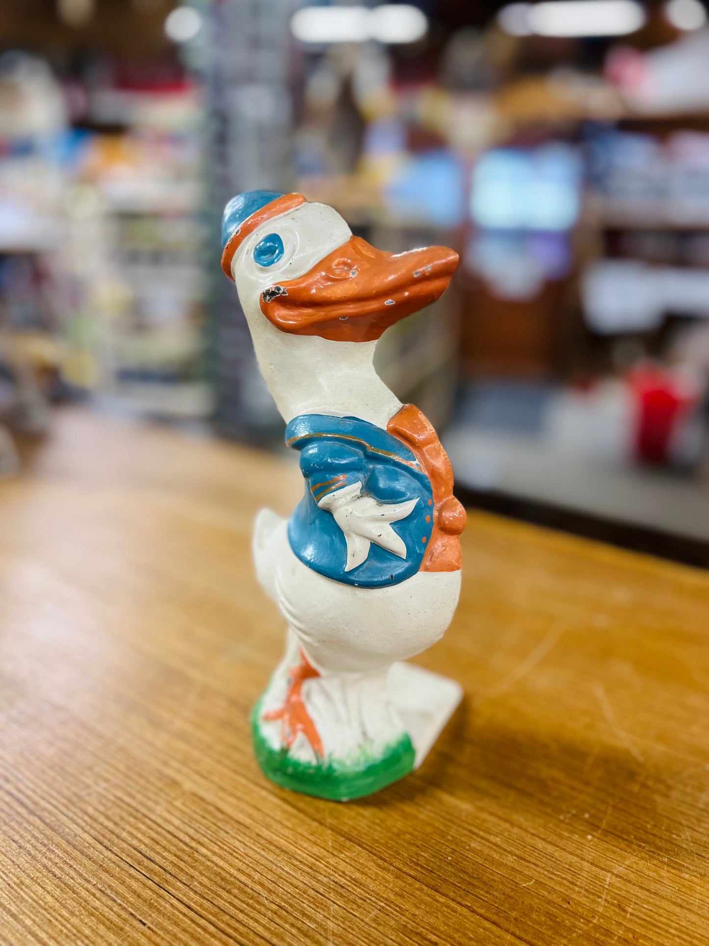 Vintage Cast Iron Duck Doorstop