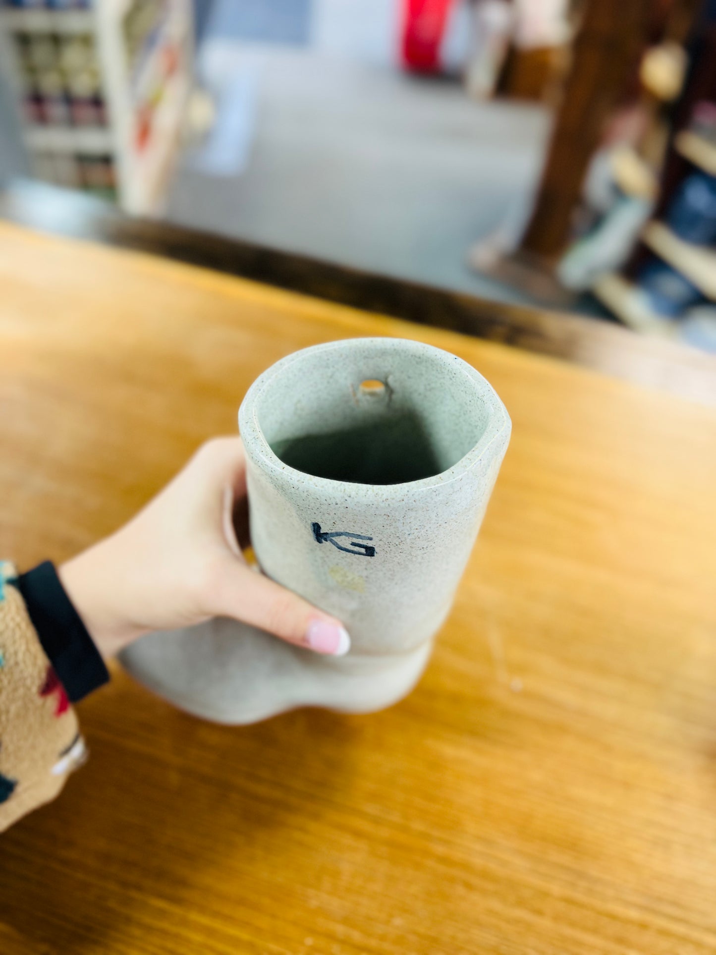 RARE Vintage Bybee Pottery Boot! - Flower Pot Handmade in Bybee, Kentucky