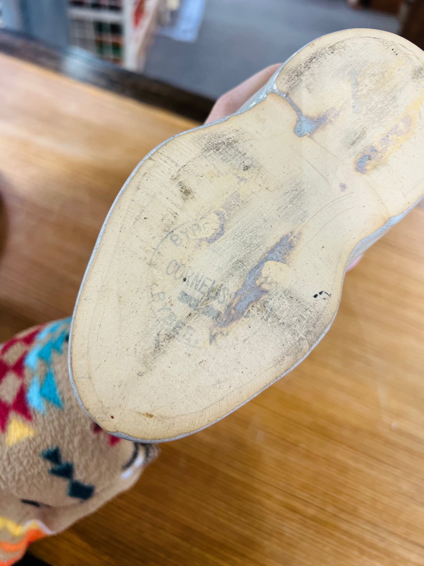 RARE Vintage Bybee Pottery Boot! - Flower Pot Handmade in Bybee, Kentucky