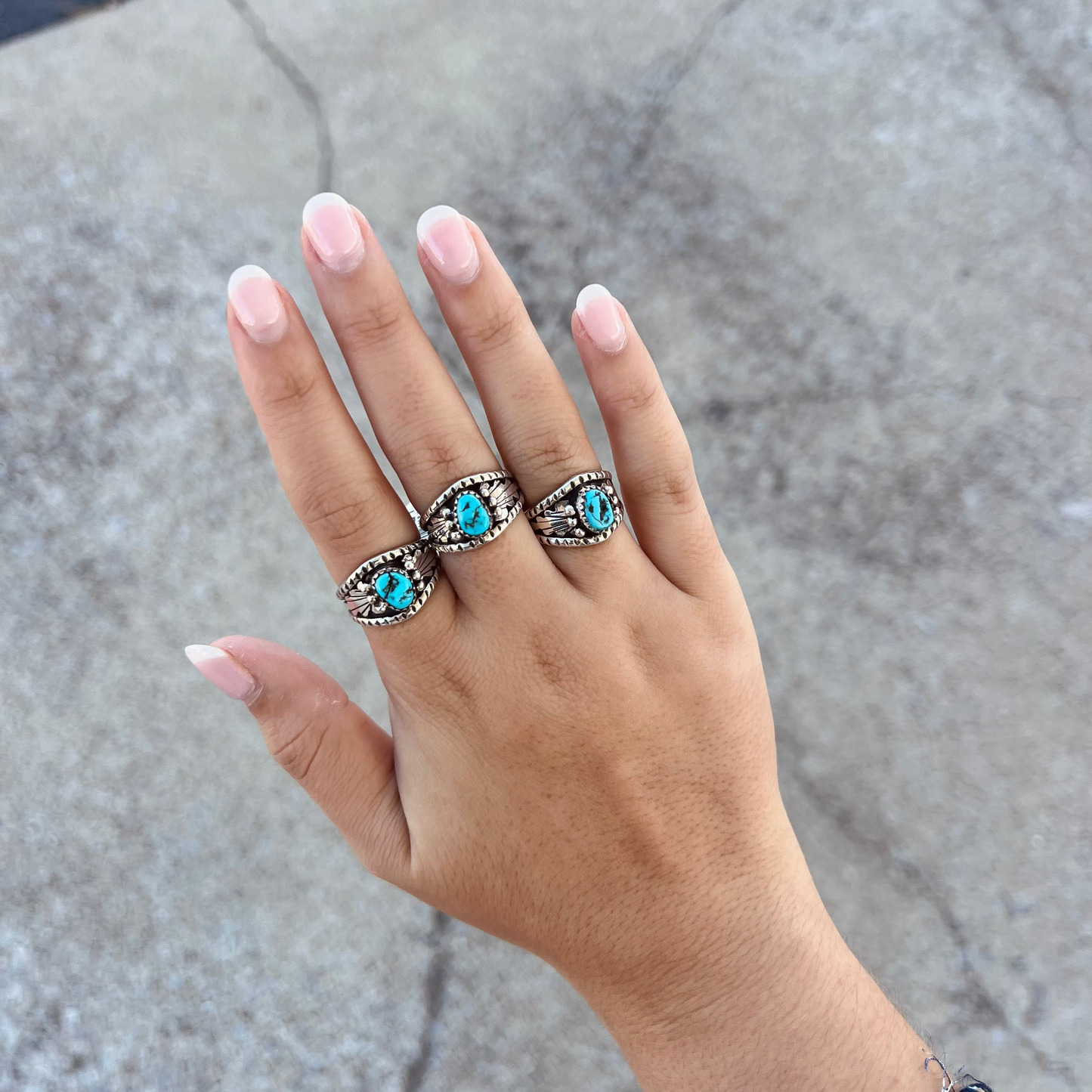 The Freebird Genuine Turquoise Sterling Silver Ring