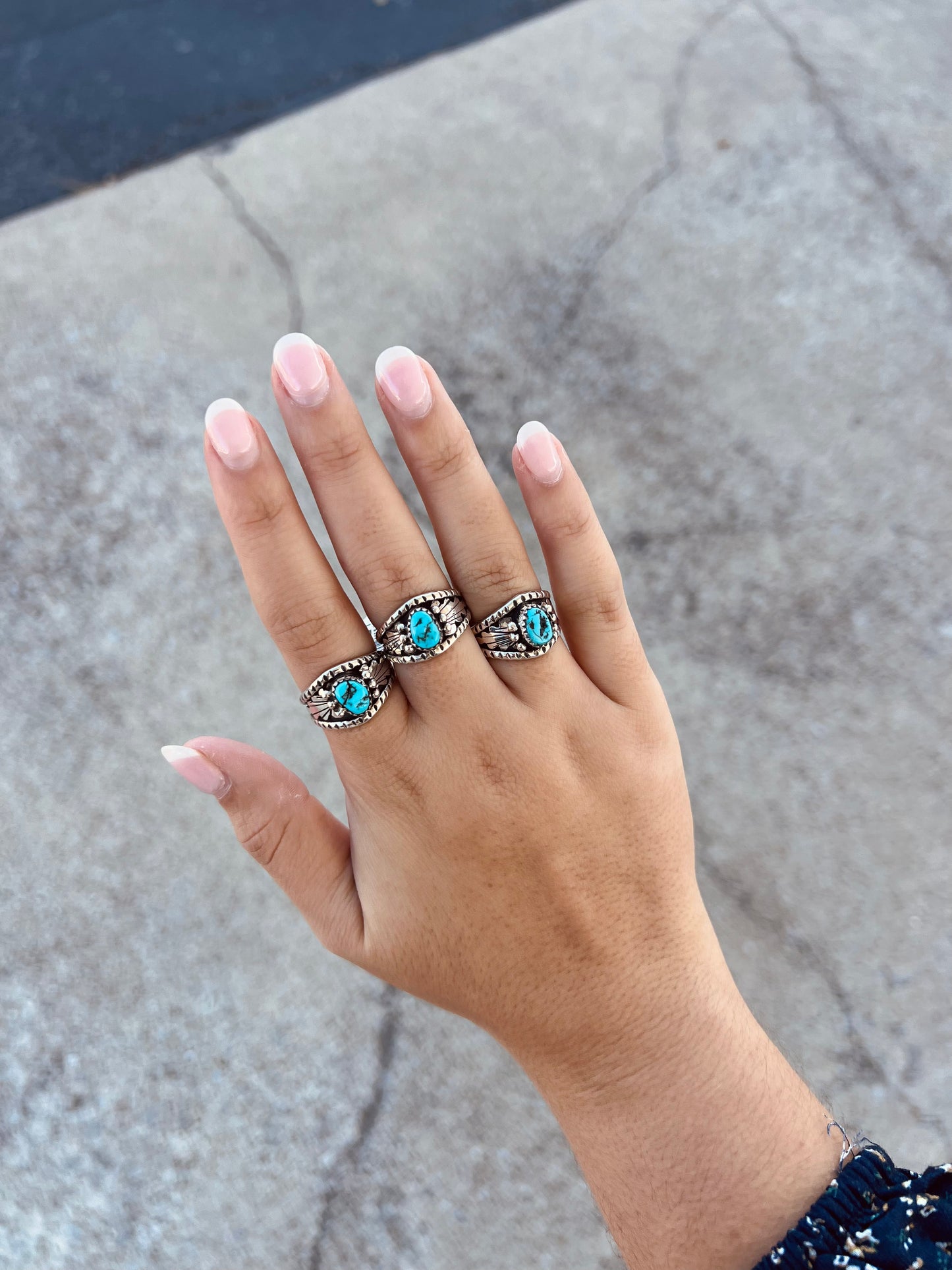 The Freebird Genuine Turquoise Sterling Silver Ring
