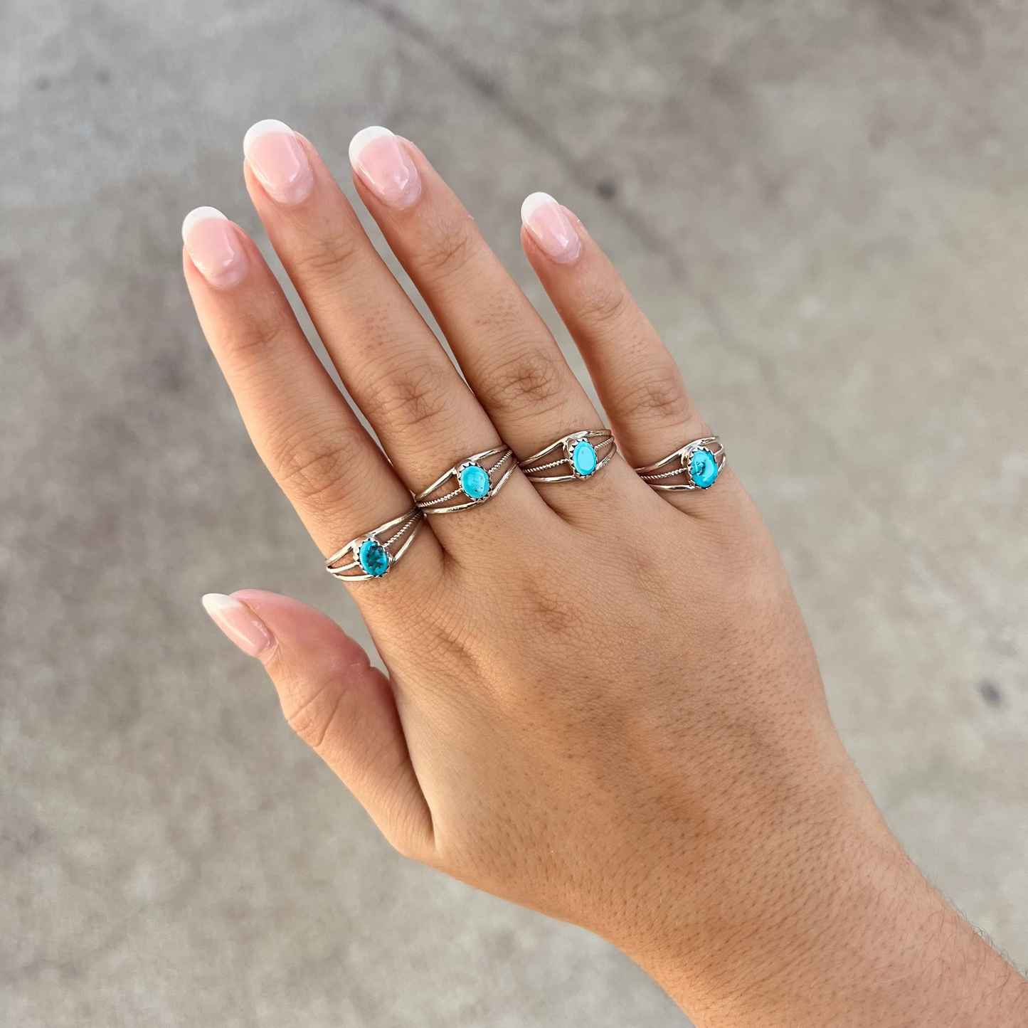 Lil Oval Turquoise Ring