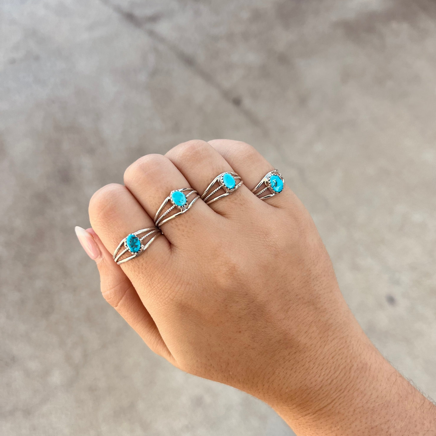 Lil Oval Turquoise Ring
