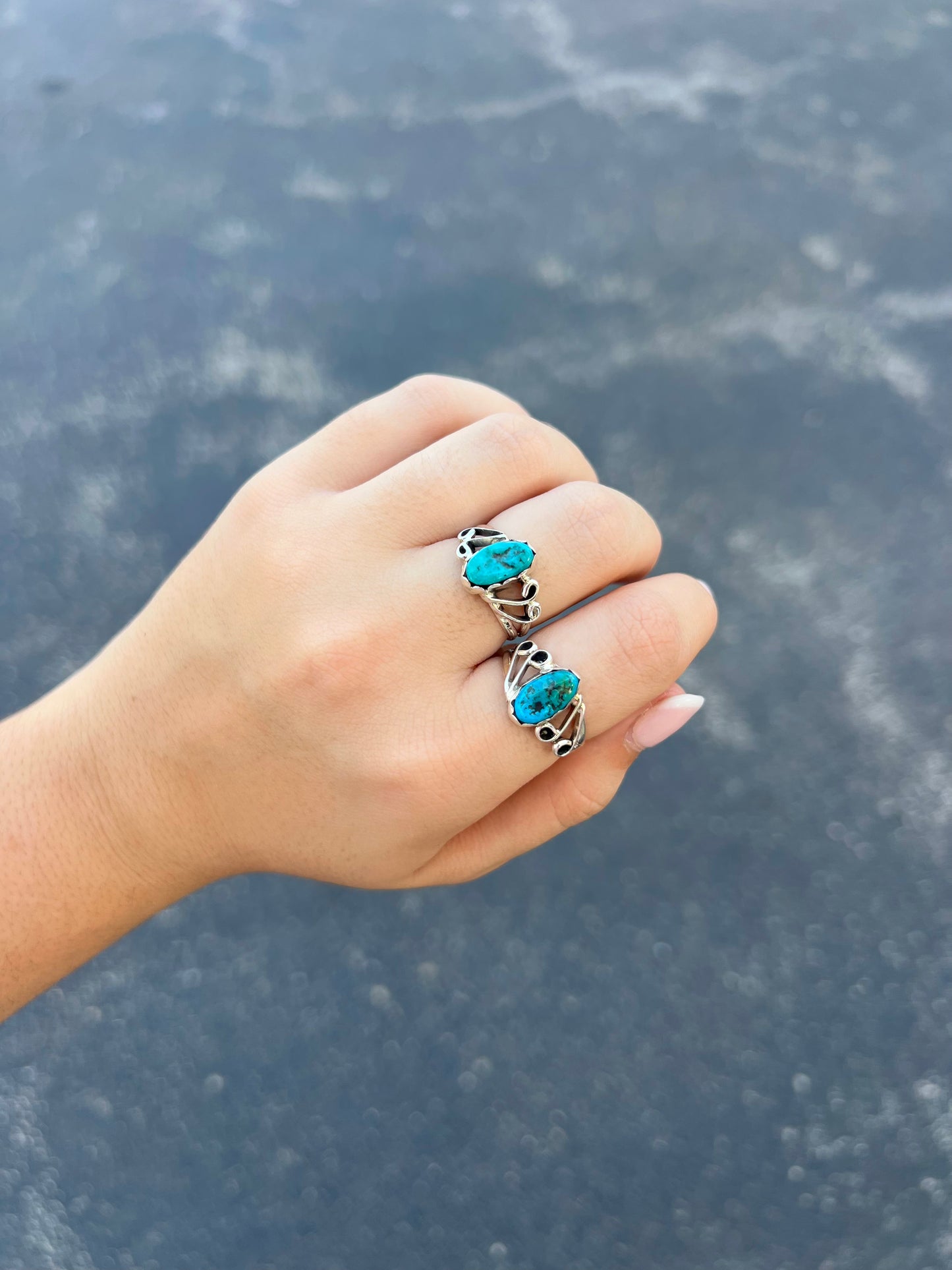 The Kai Genuine Turquoise Sterling Silver Ring