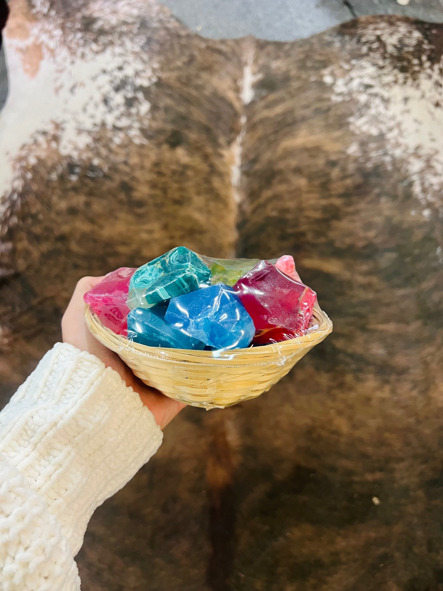 SoapRocks Gems in the Rough 12oz Basket - Vegetable Glycerin Soap