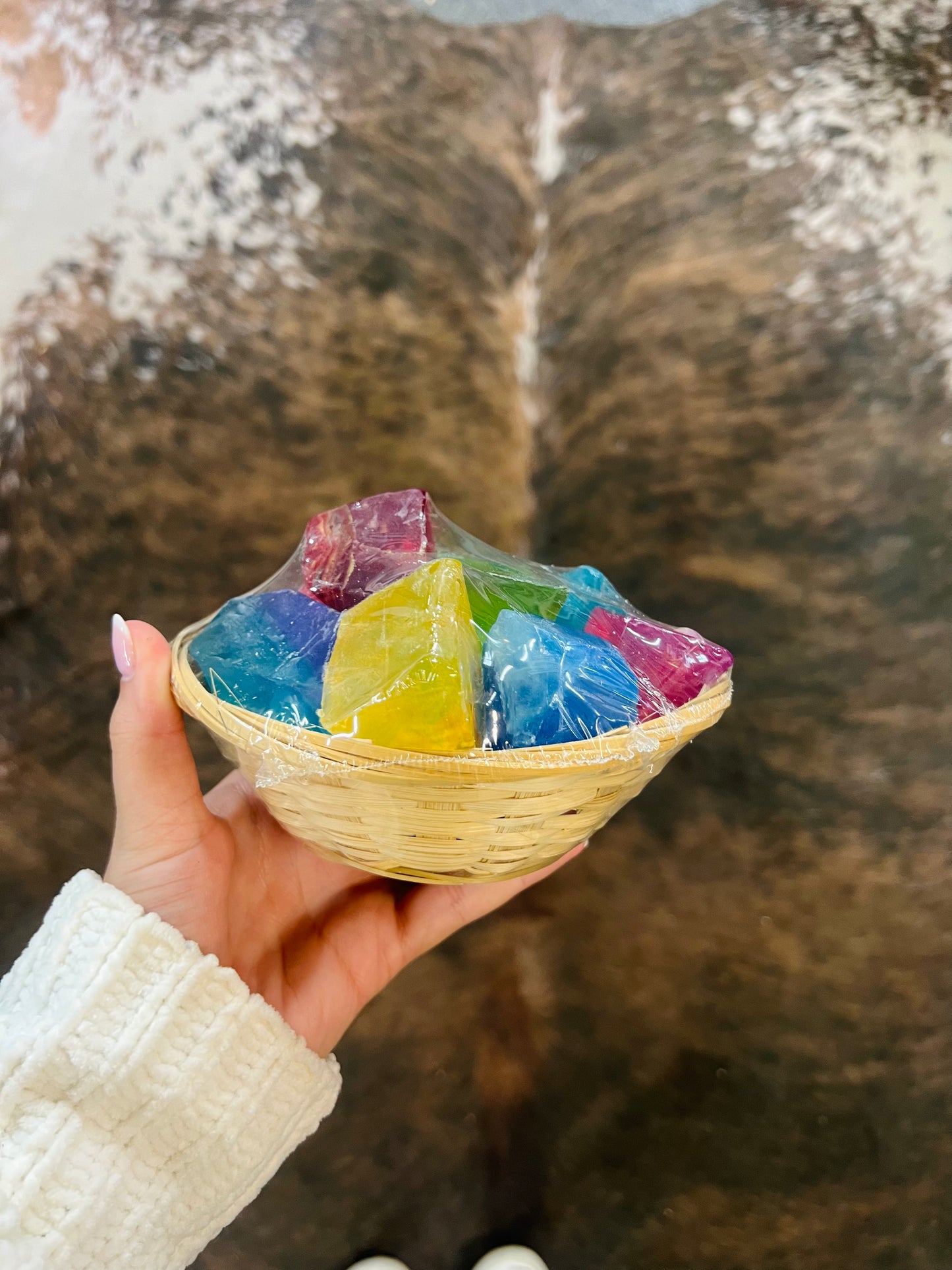 SoapRocks Gems in the Rough 12oz Basket - Vegetable Glycerin Soap