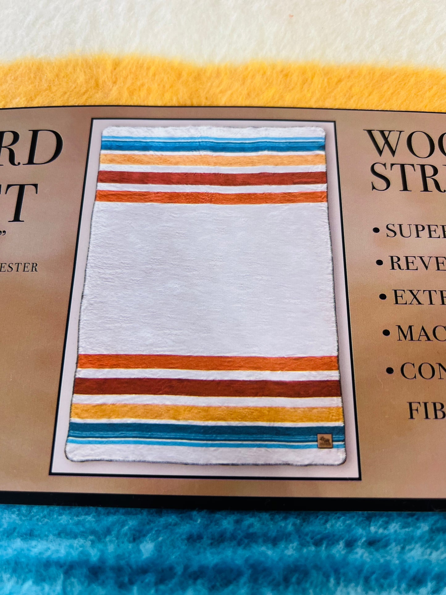 Woodland Stripes Jacquard Blanket