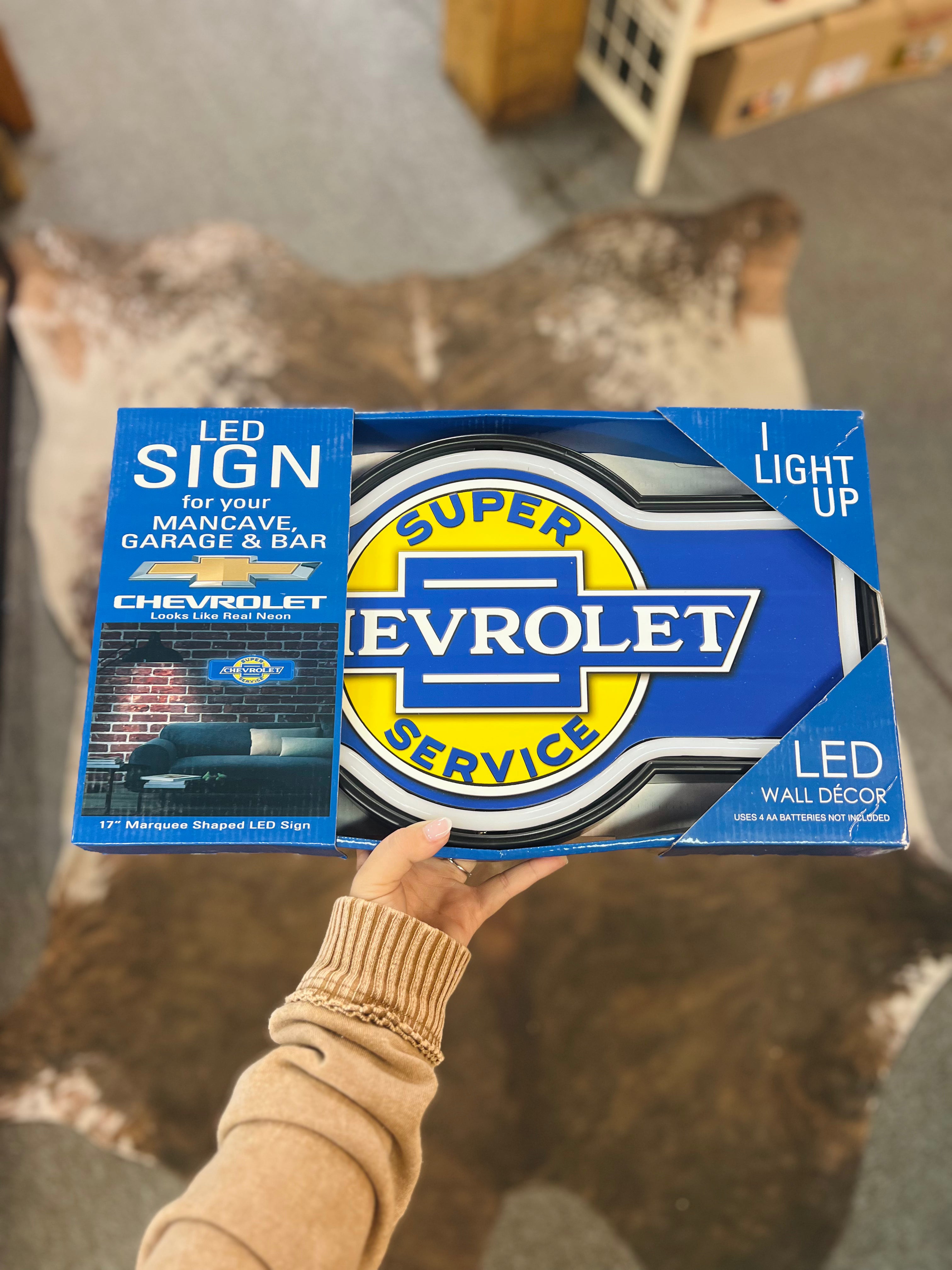 Super Chevrolet Service LED Rope Sign – The Olde General Store