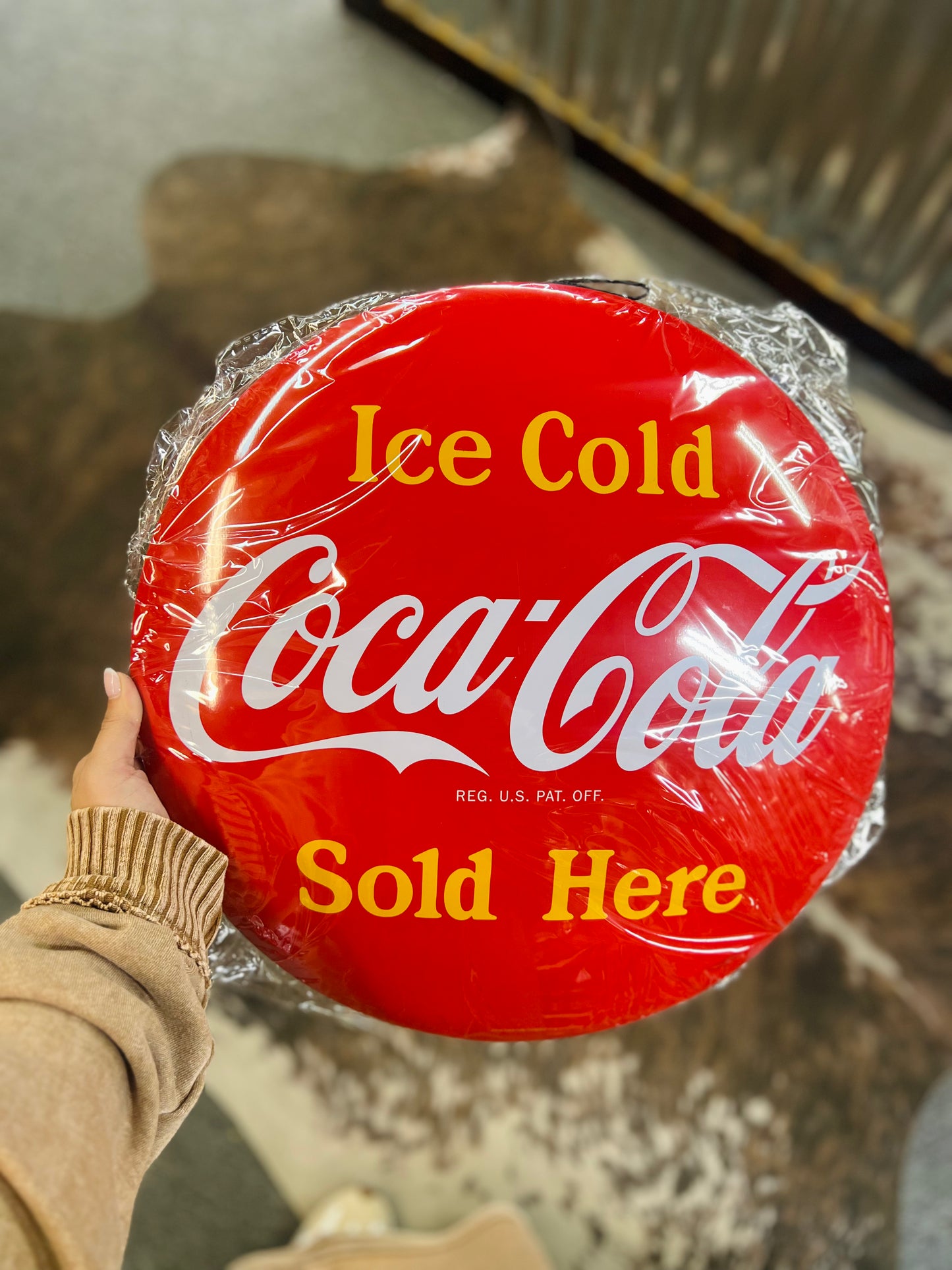 Coca Cola Sold Here Dome Sign