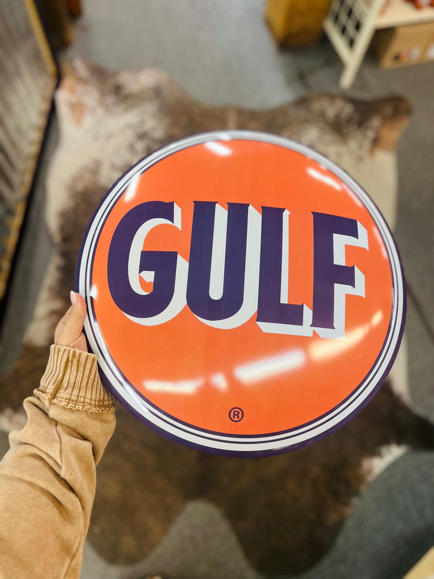 Gulf Logo Dome Sign