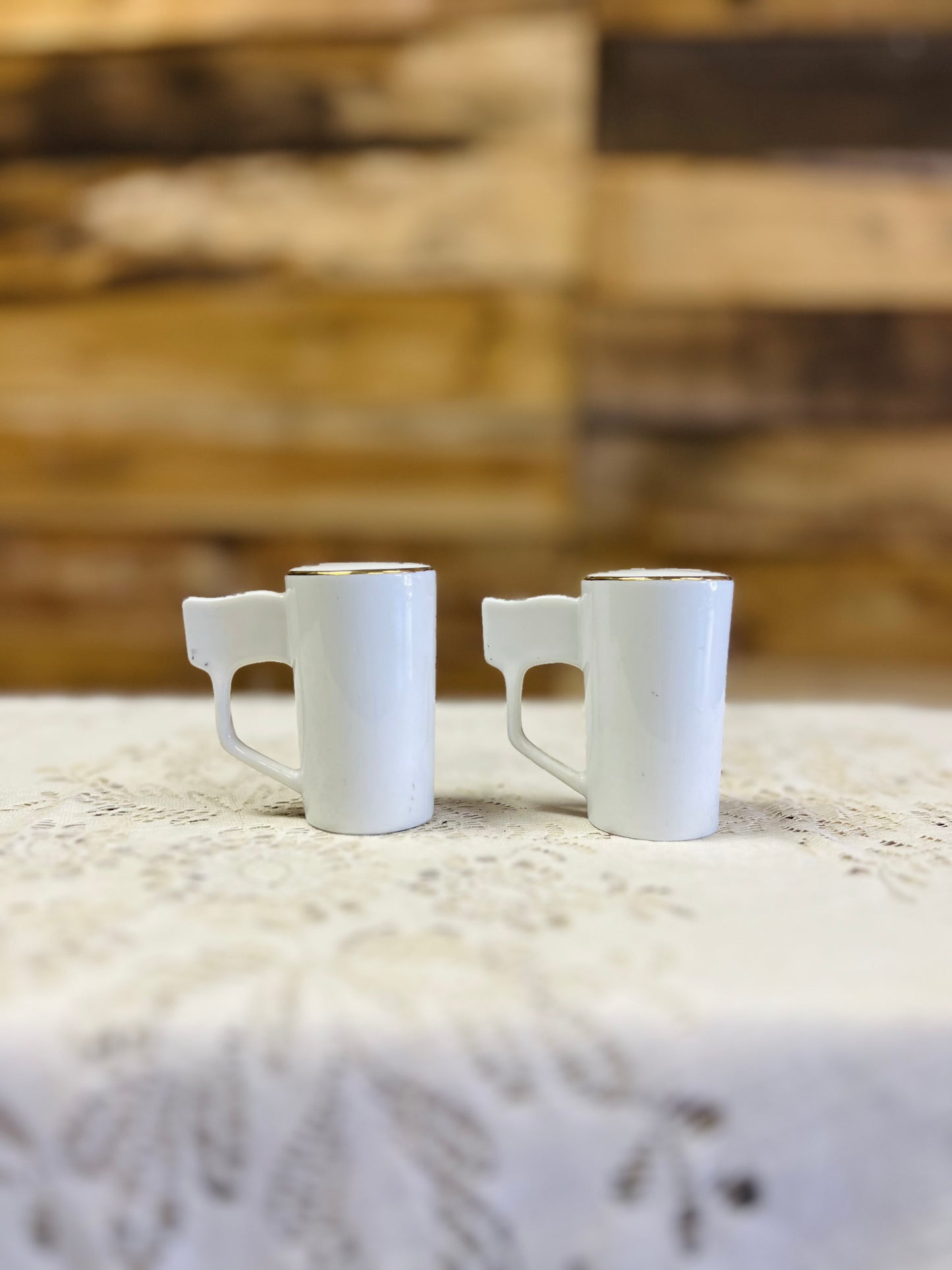 Kentucky Salt and Pepper Set - Cardinal & Flag