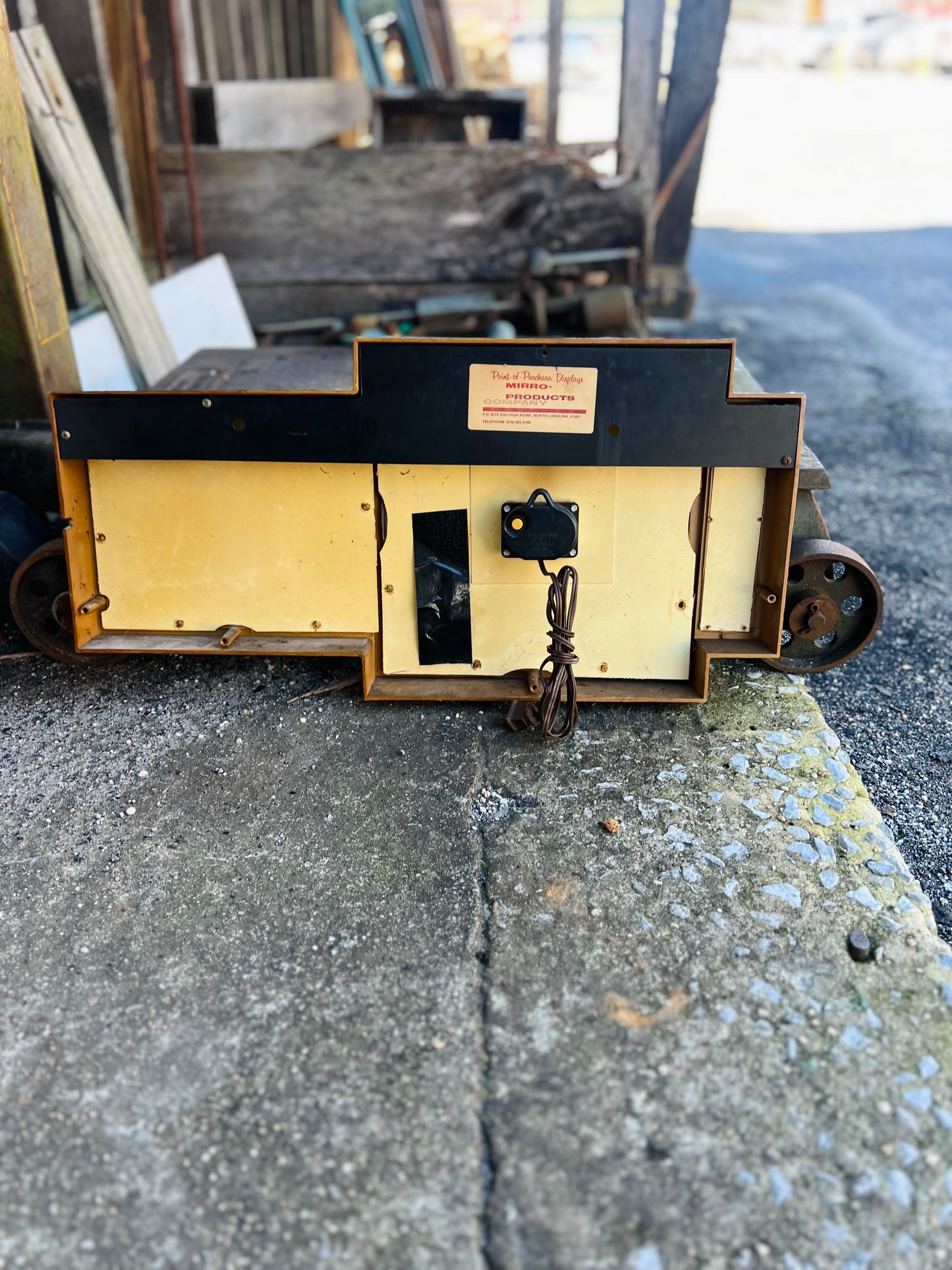 Vintage Double Cola Horizontal Clock