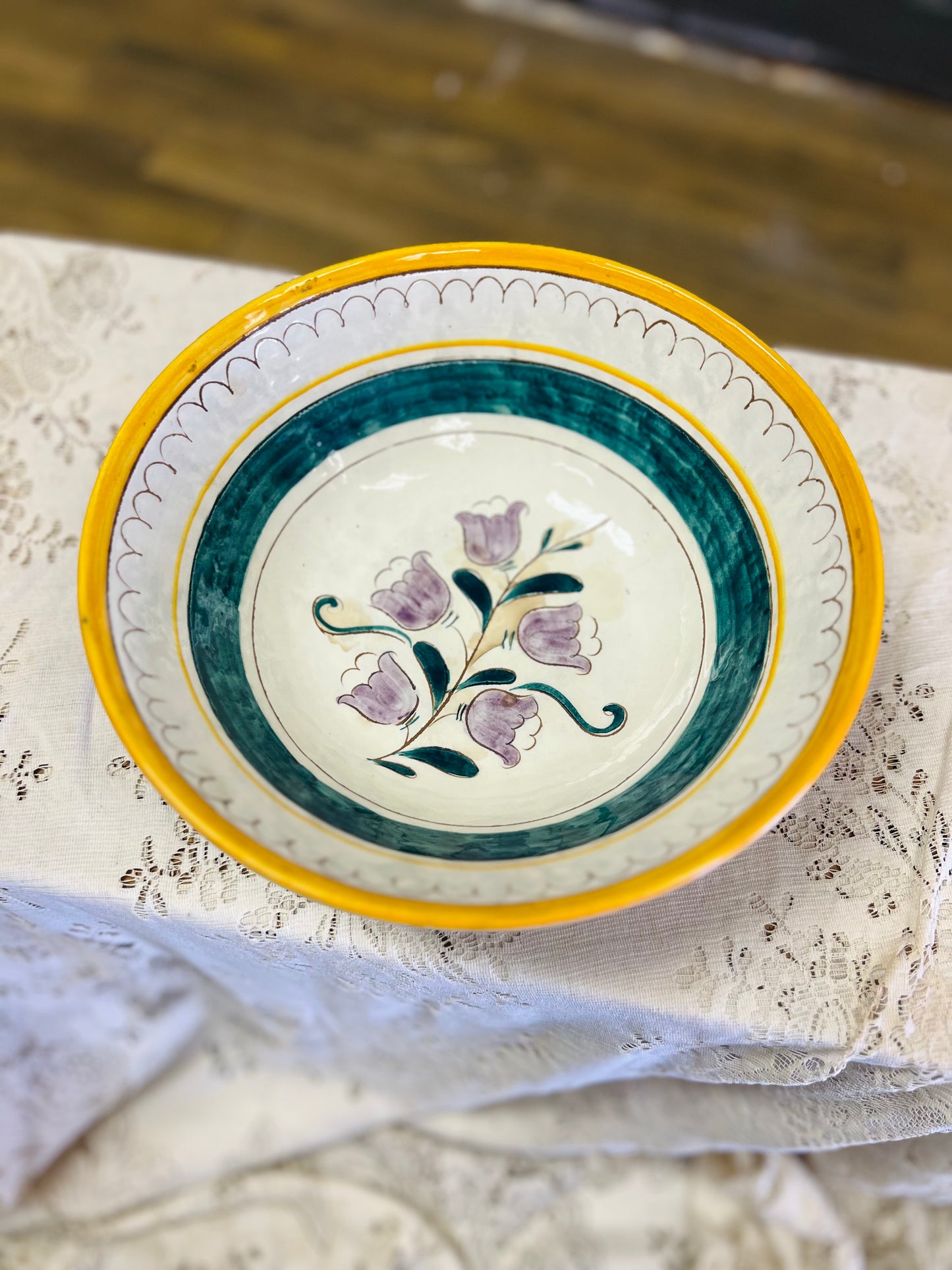 Vintage Stangl Pottery Terra Rose Garden Flower Bowl
