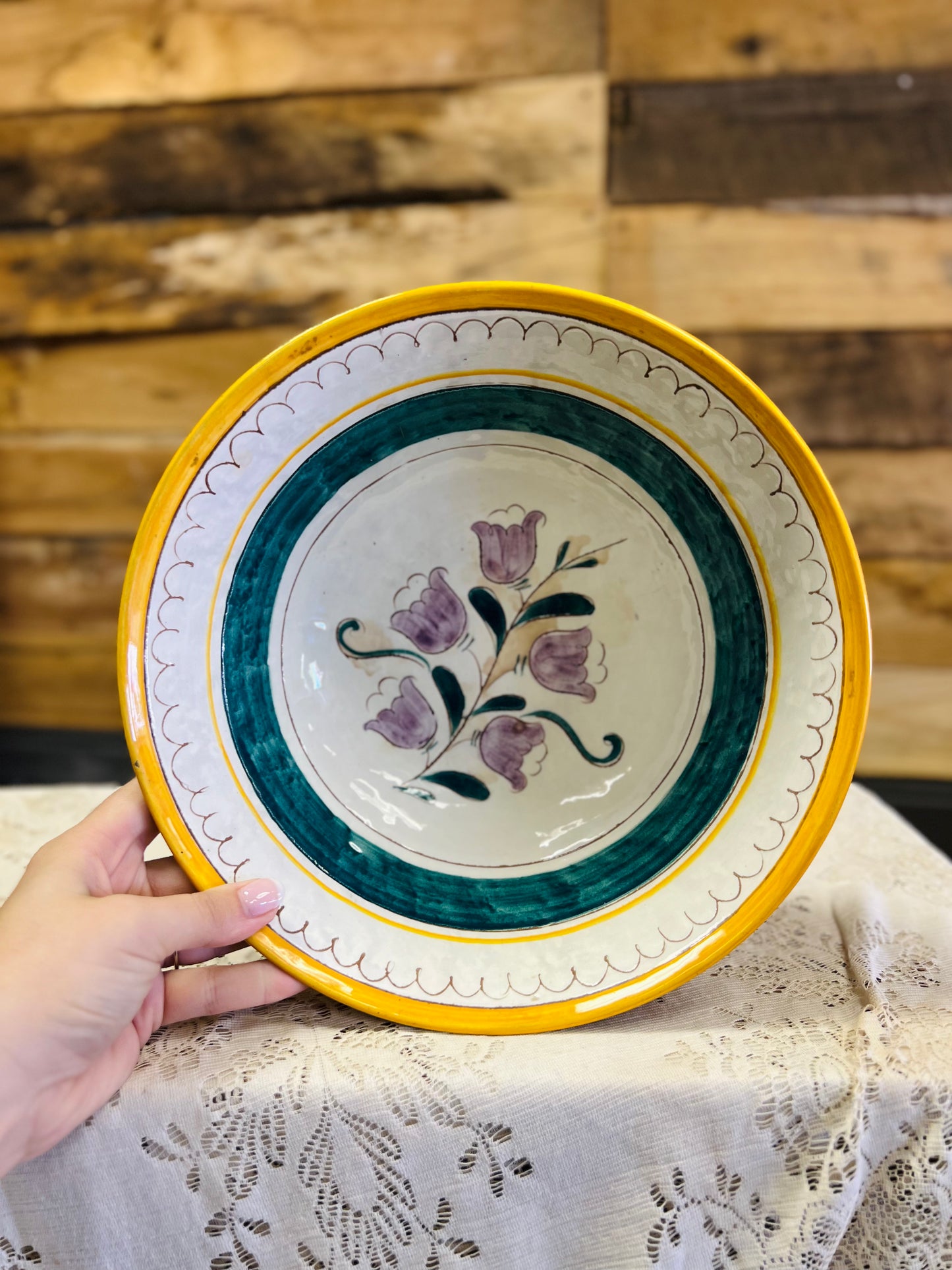 Vintage Stangl Pottery Terra Rose Garden Flower Bowl
