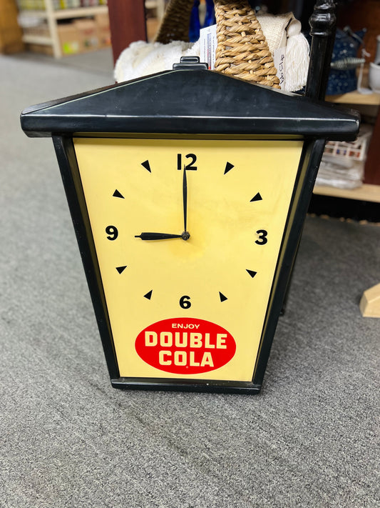 Vintage Enjoy Double Cola Clock