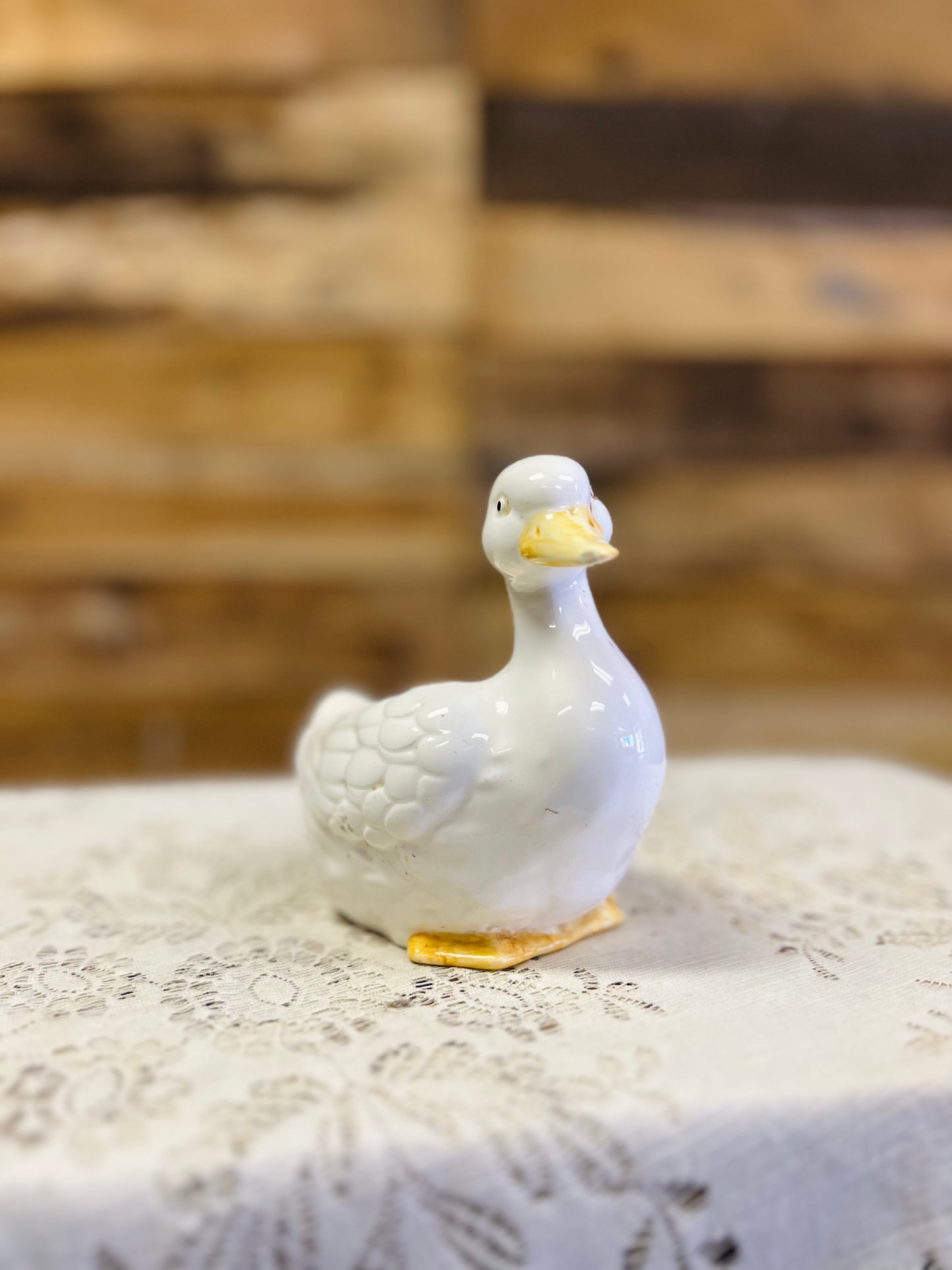 Vintage Duck Ceramic Planter