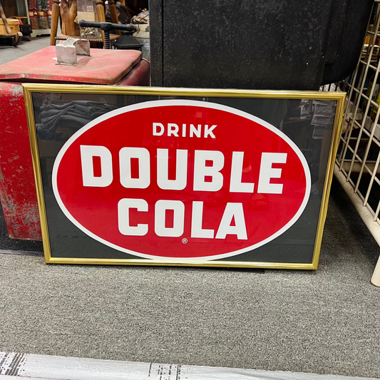 Double Cola Framed Sign