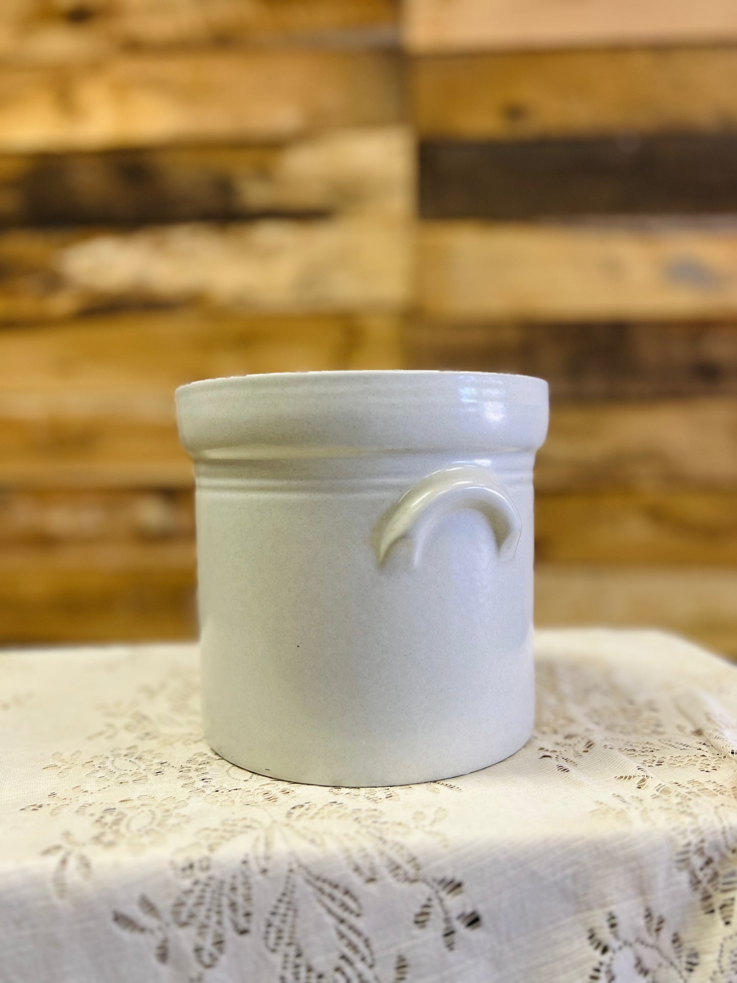 Vintage Pfaltzgraff Yorktowne Stoneware Blue and White "Sugar" Canister Jar