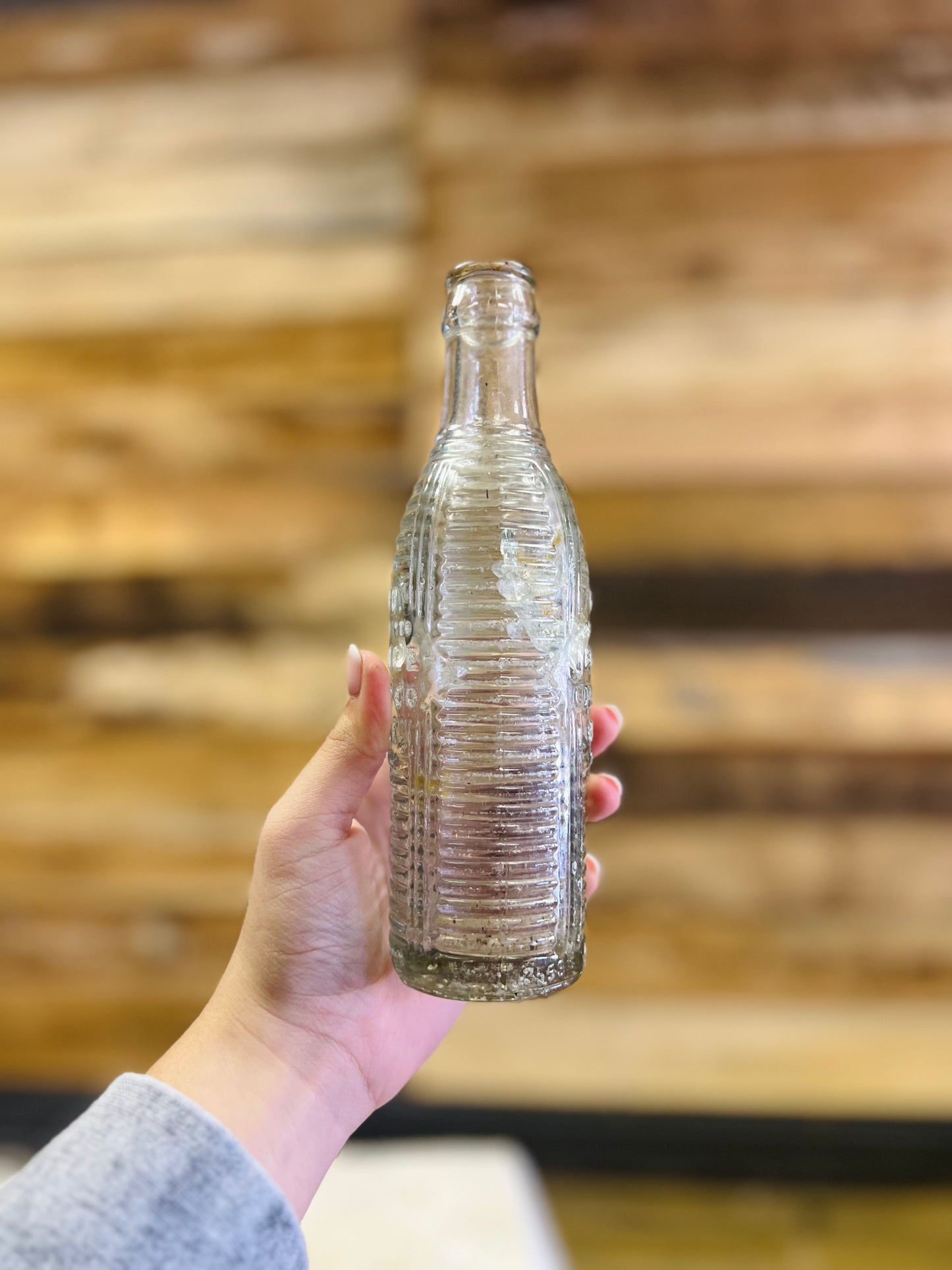 Vintage Orange Crush Glass Bottle E-Town Bottling Works