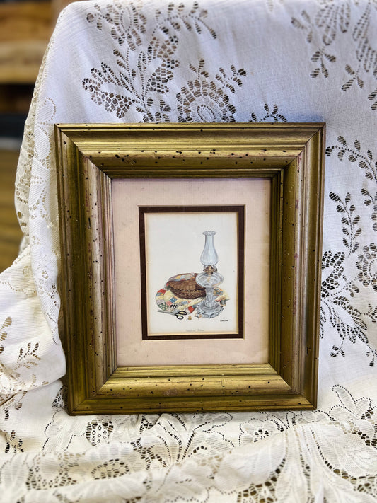 Vintage Stitchin' Time Framed Print