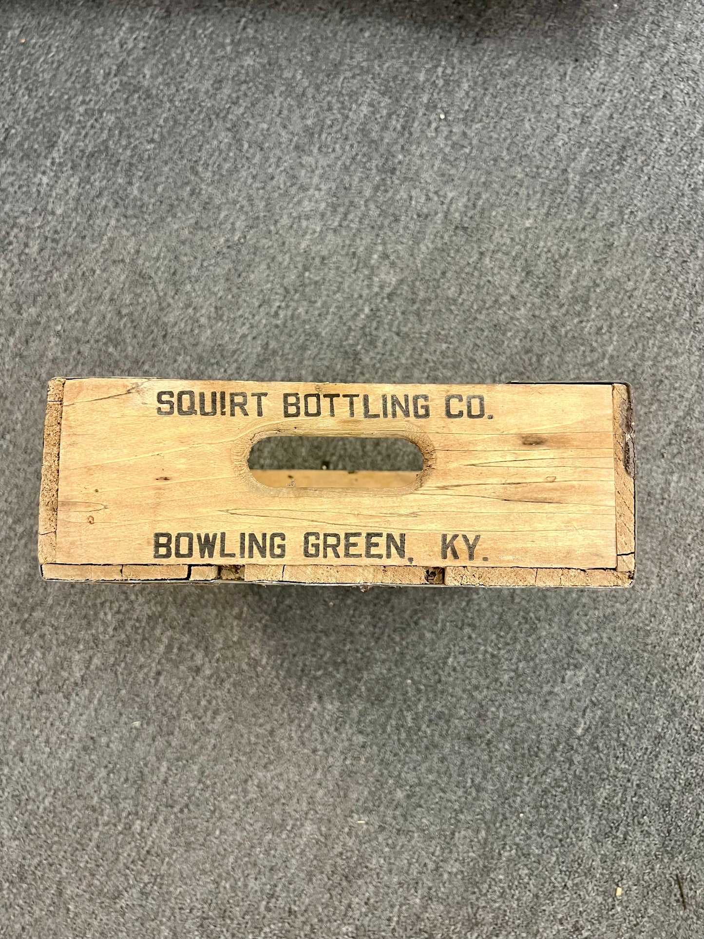 Lotta Cola Wood Crate- Squirt Bottling Company Bowling Green KY