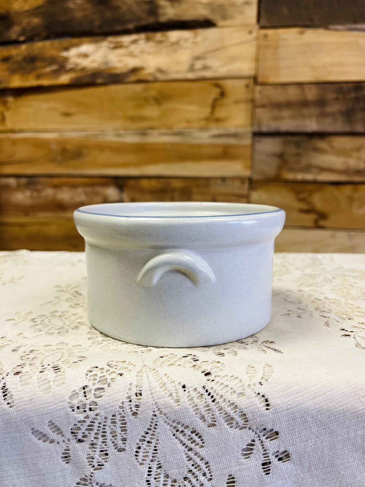 Vintage Pfaltzgraff Yorktowne Blue Butter Crock