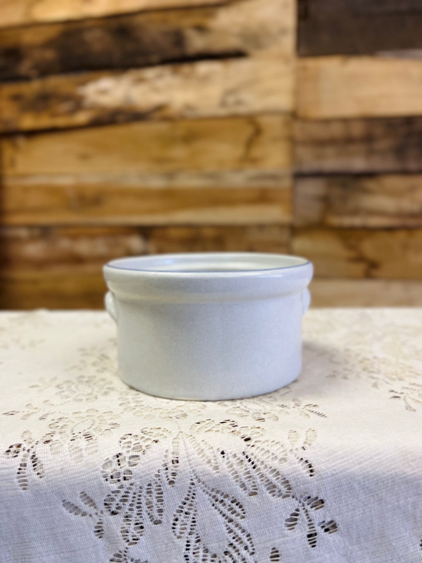 Vintage Pfaltzgraff Yorktowne Blue Butter Crock