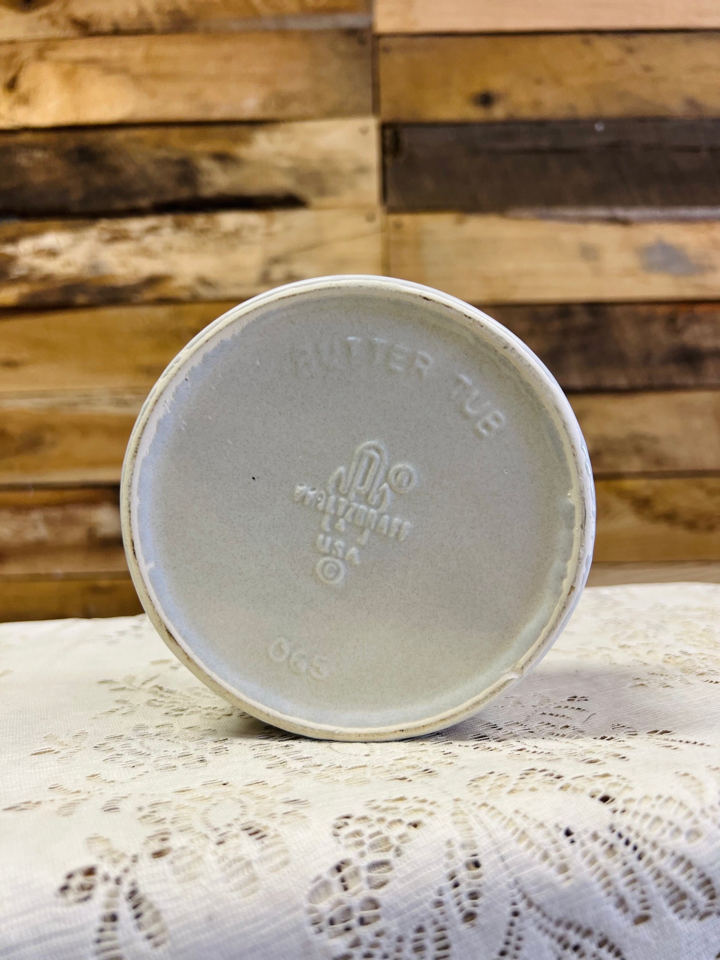 Vintage Pfaltzgraff Yorktowne Blue Butter Crock