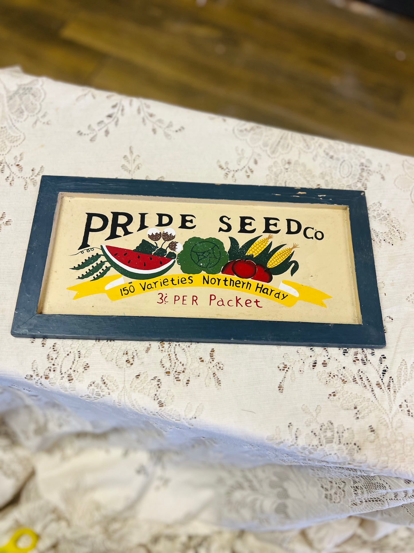 Pride Seed Co Advertising Sign