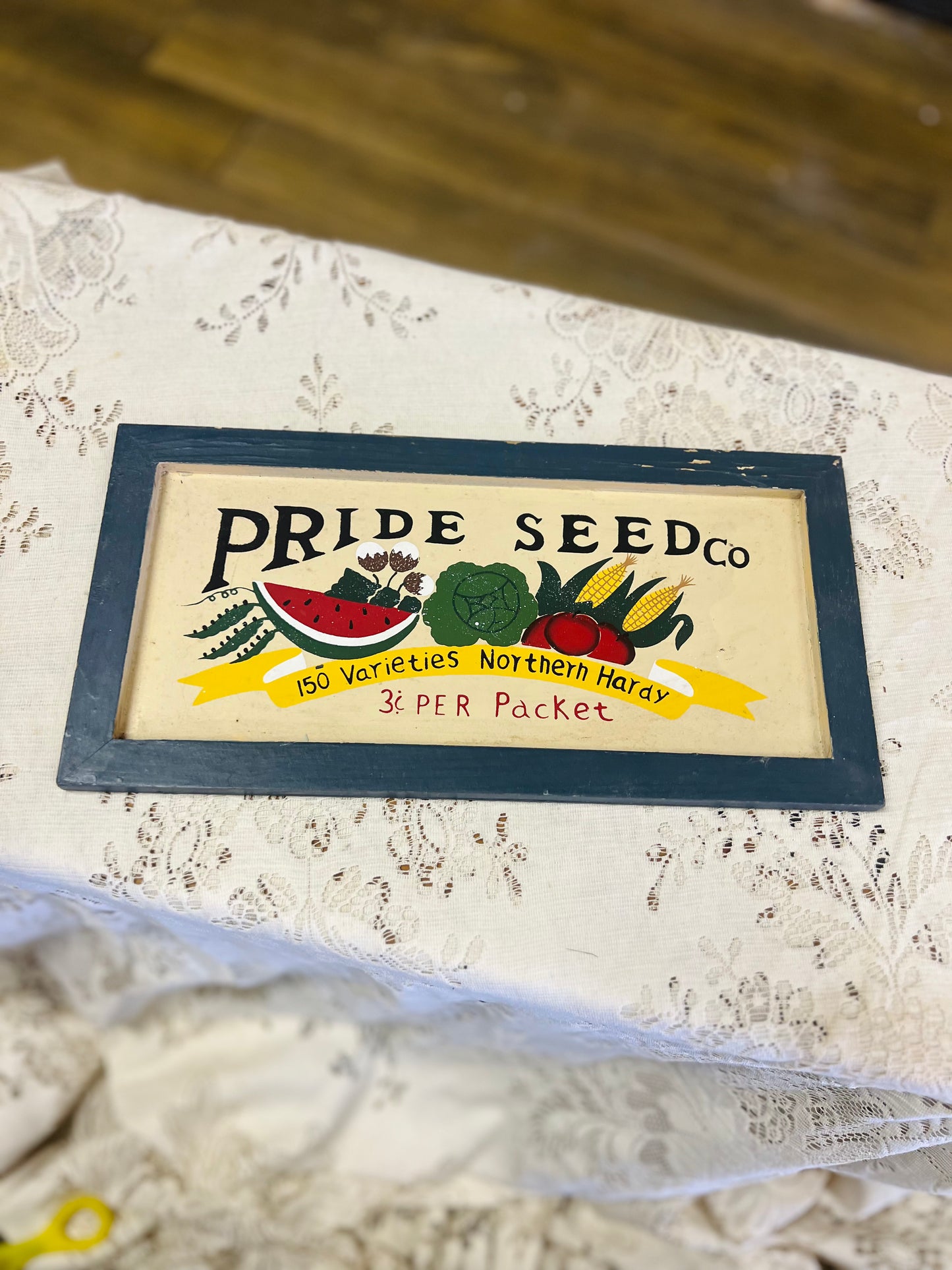 Pride Seed Co Advertising Sign