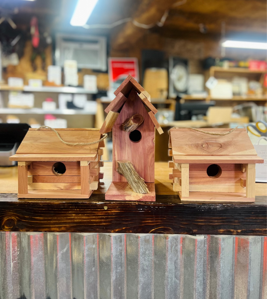 Local Kentucky Made Cedar Birdhouses