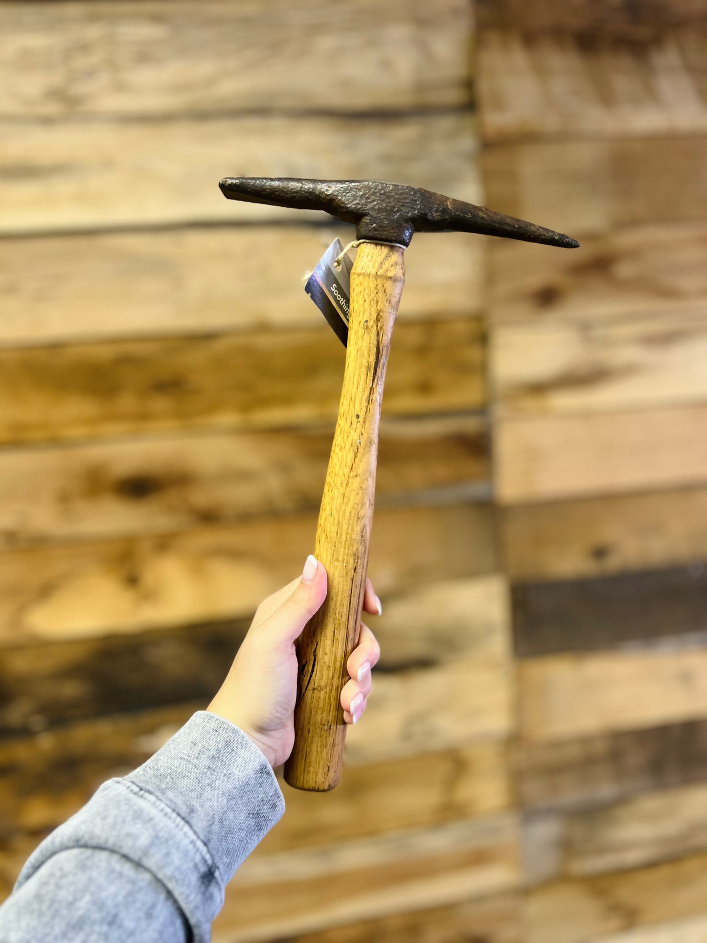 Vintage Handsmith's Iron Pick Hammer - New Handle!