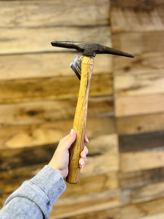 Vintage Handsmith's Iron Pick Hammer - New Handle!