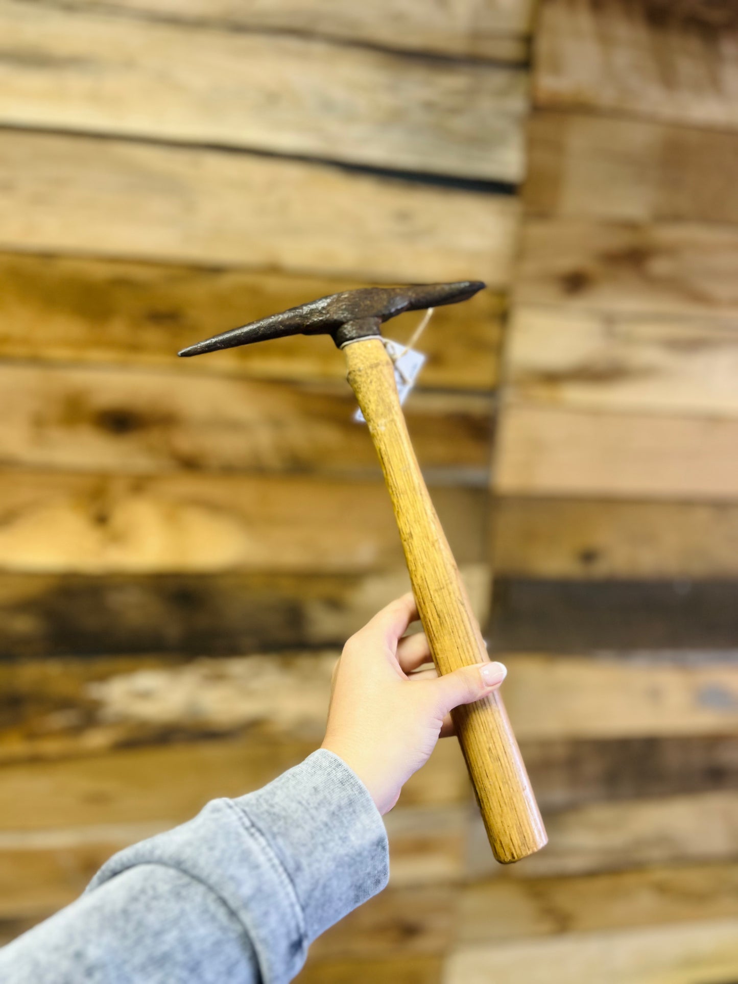 Vintage Handsmith's Iron Pick Hammer - New Handle!