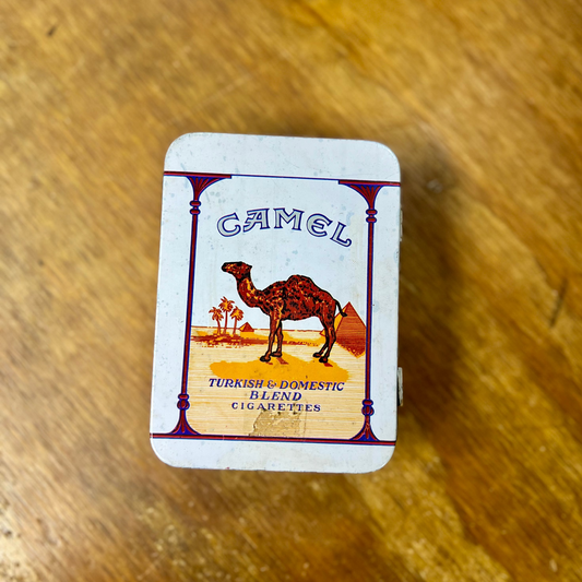 Vintage Camel Metal Tobacco Tin
