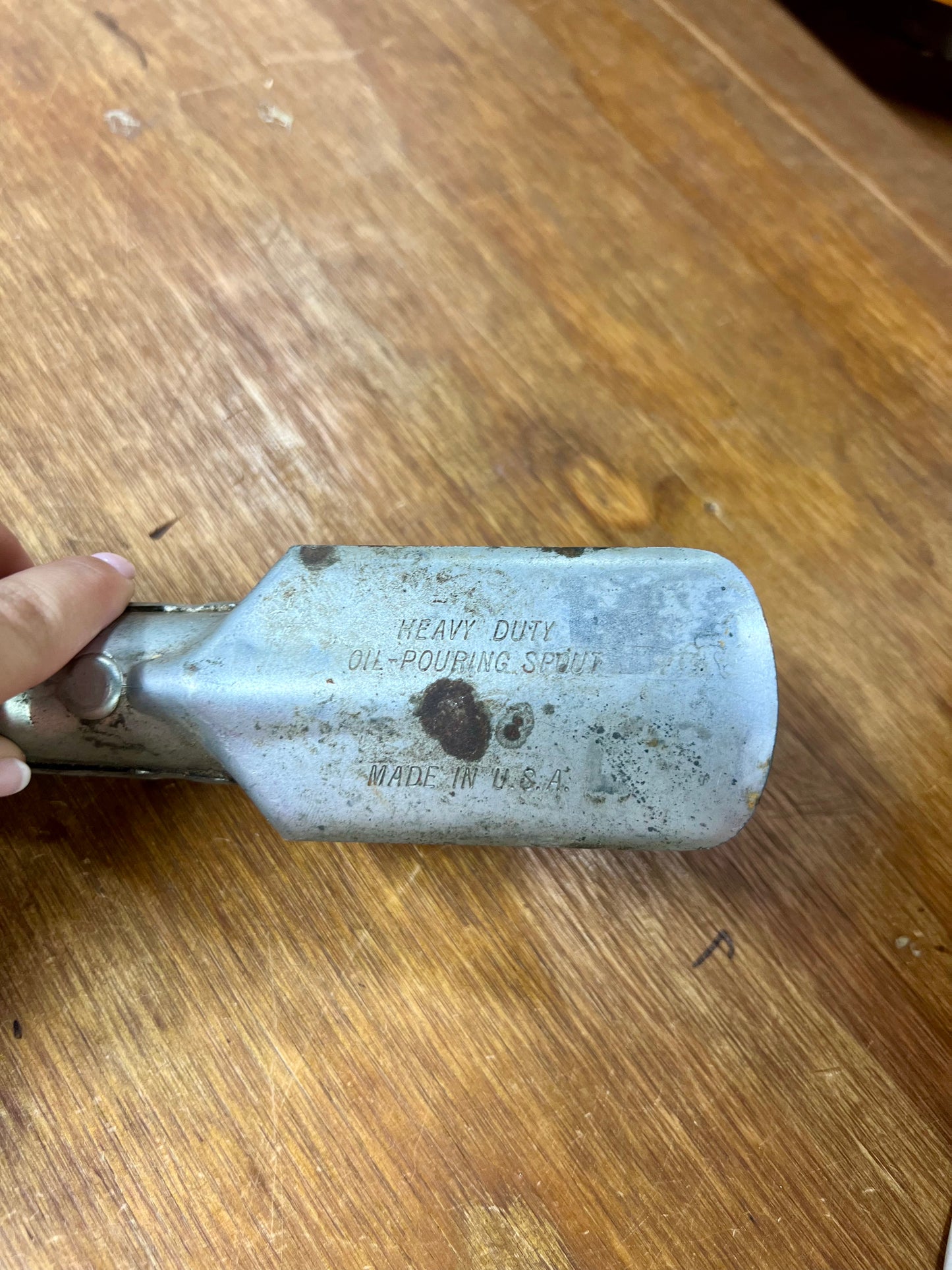 Vintage Oil Can Spout Heavy Duty Made in USA