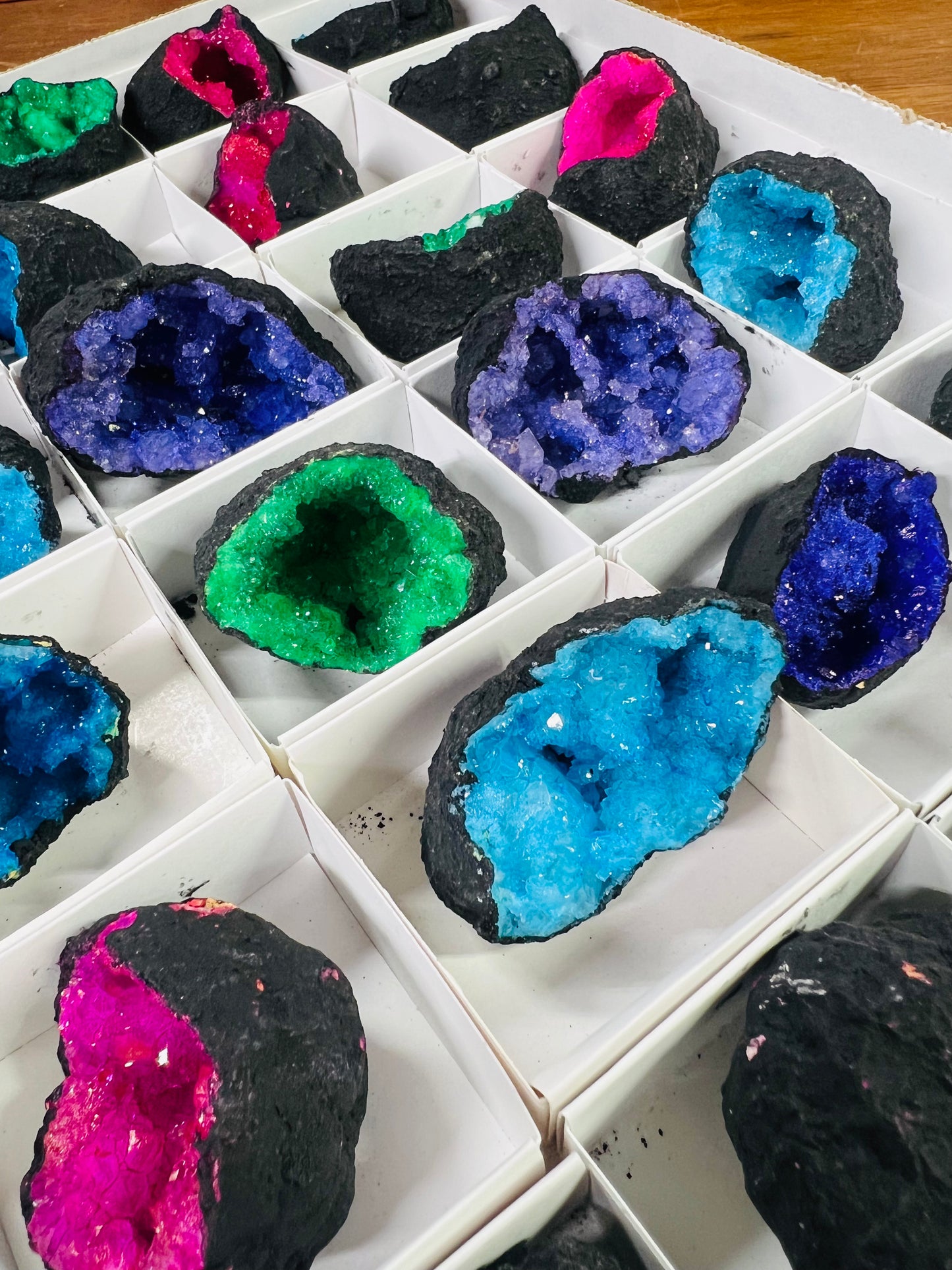 Dyed Crystal Geode